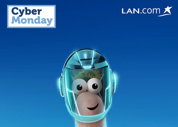 Hoy lunes 8 y mañana martes 9 vuelve el Cyber Monday Uruguay de LAN y TAM