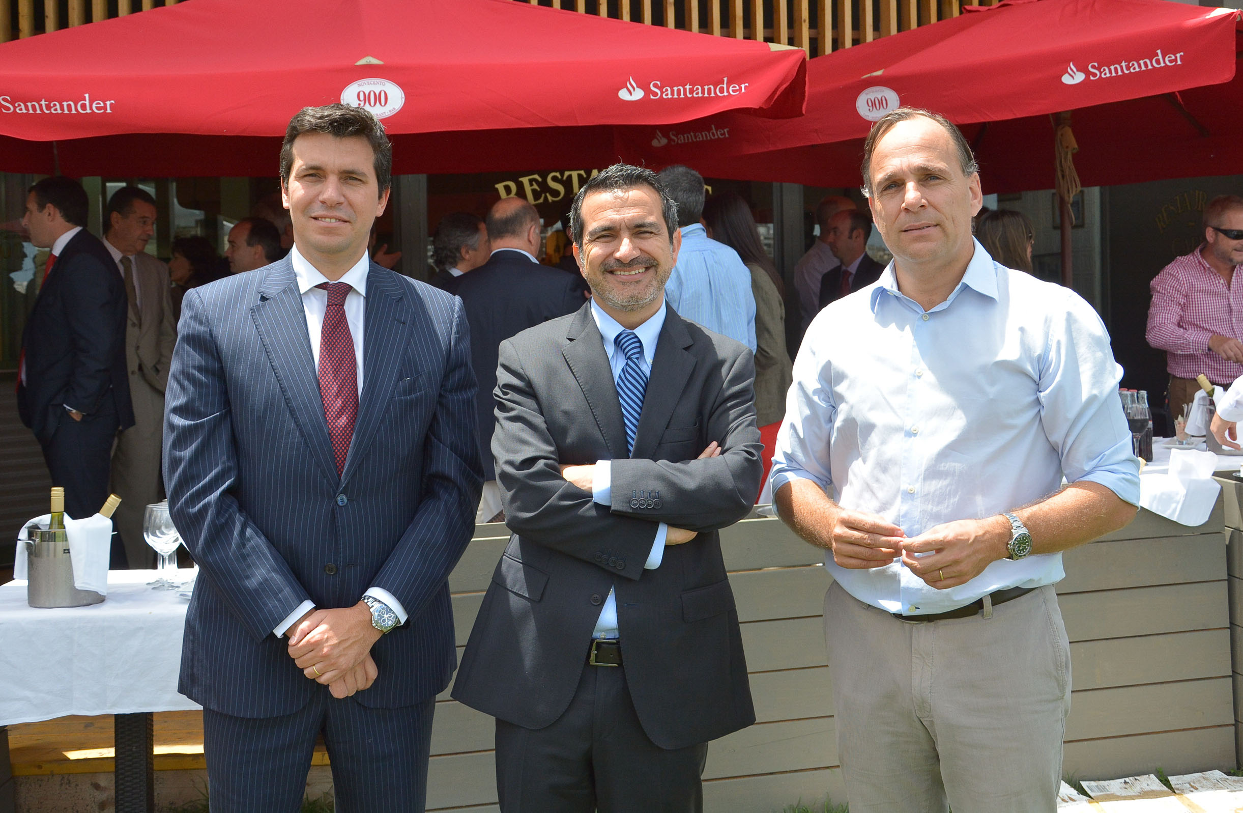 Santander celebró la alianza con el restaurante Novecento