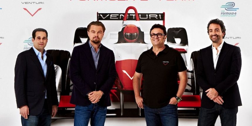 Leonardo DiCaprio en Punta del Este junto a su equipo de la Fórmula E