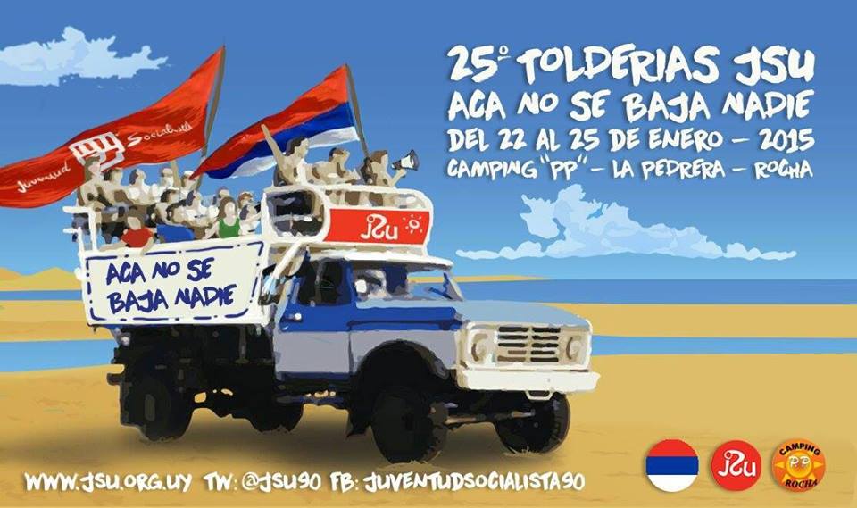 Juventud Socialista: Campamento de verano en La Pedrera