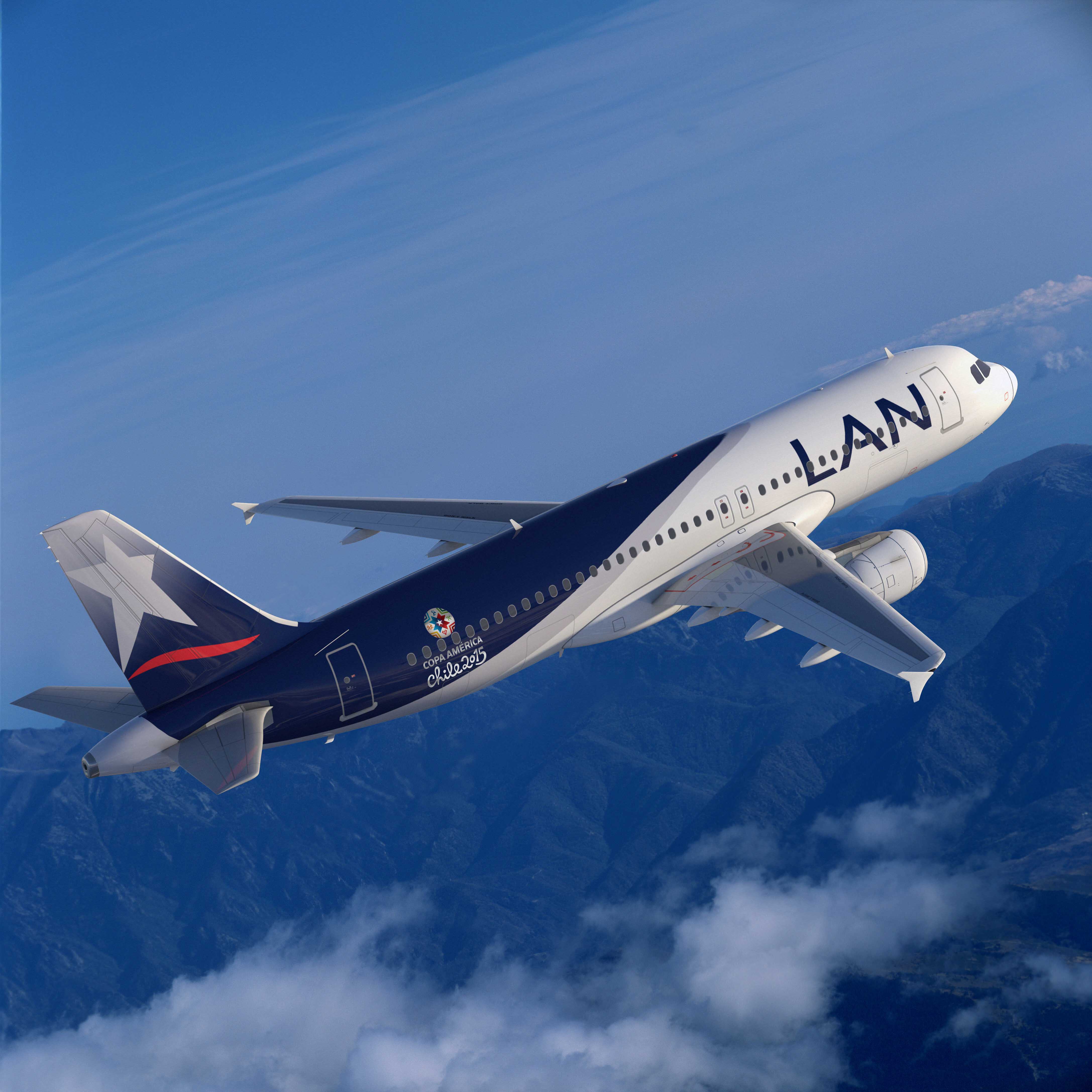LAN y TAM serán las Líneas Aéreas Oficiales de la Copa América 2015