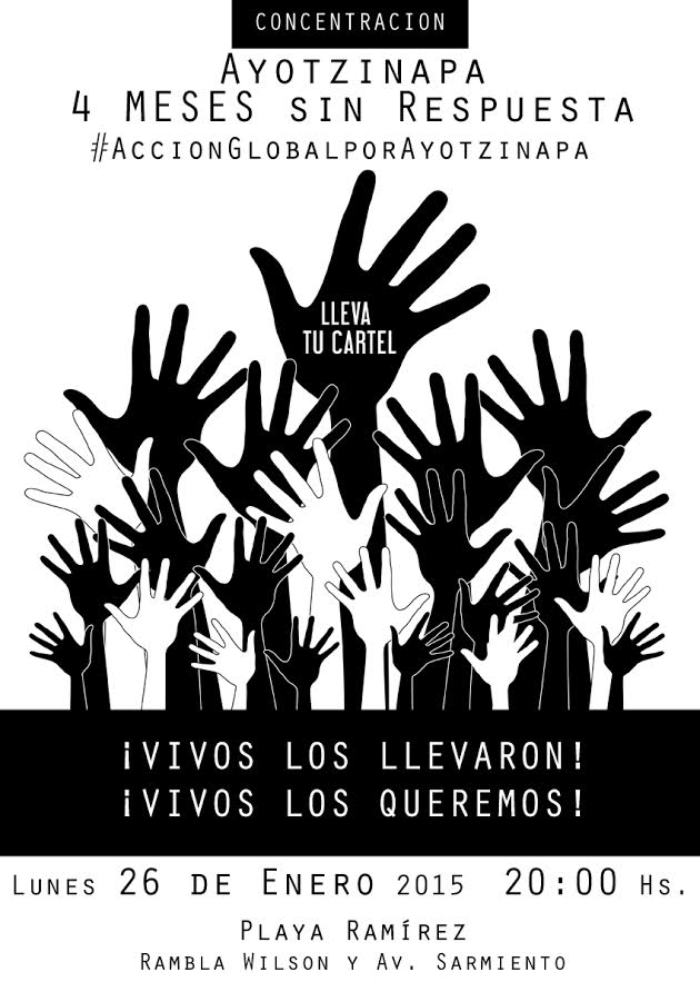 Ayotzinapa Acción Global: 4 meses sin respuesta