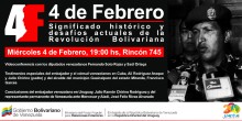 Videoconferencia «4 de Febrero. Significado histórico y desafíos actuales de la Revolución Bolivariana»