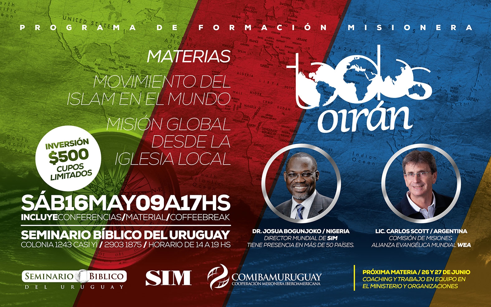 COMIBAM Uruguay: Programa de Formación Misionera “Todos Oirán”