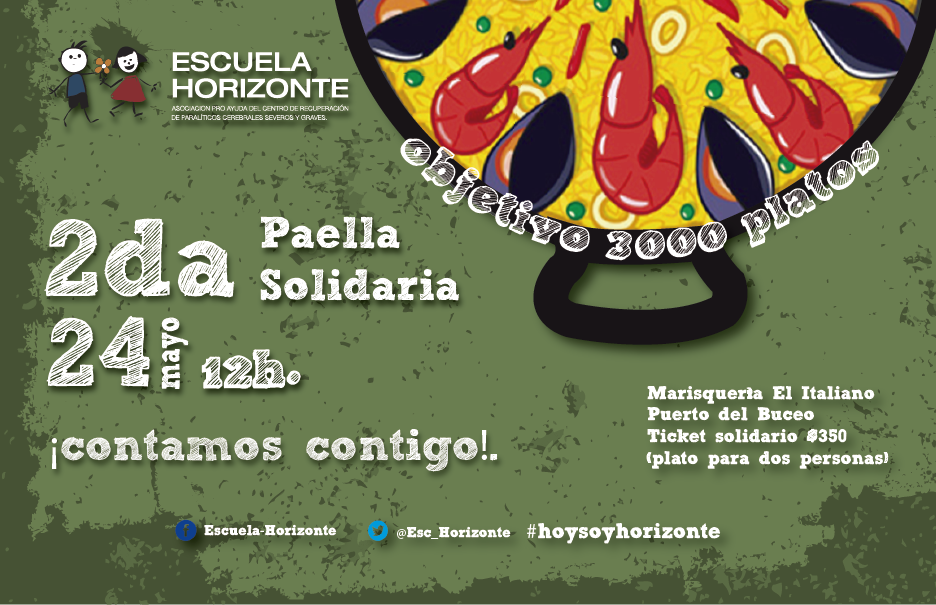 Paella Solidaria a beneficio de la Escuela Horizonte