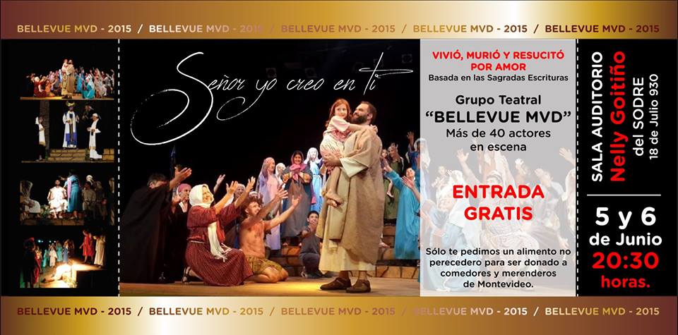 Obra teatral «Señor yo creo en tí»