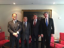 Presidentes de Eurocámaras del Mercosur reunidos por negociaciones entre ambos bloques regionales