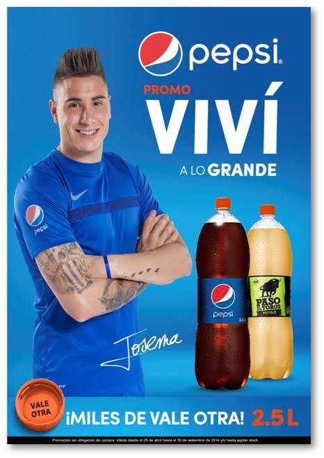 Pepsi lanzó su nueva campaña con el jugador José María Giménez