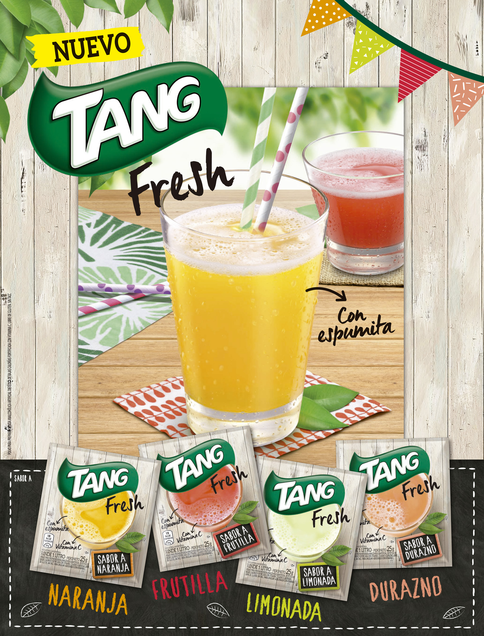Tang innova el mercado de los jugos en polvo con su línea Fresh