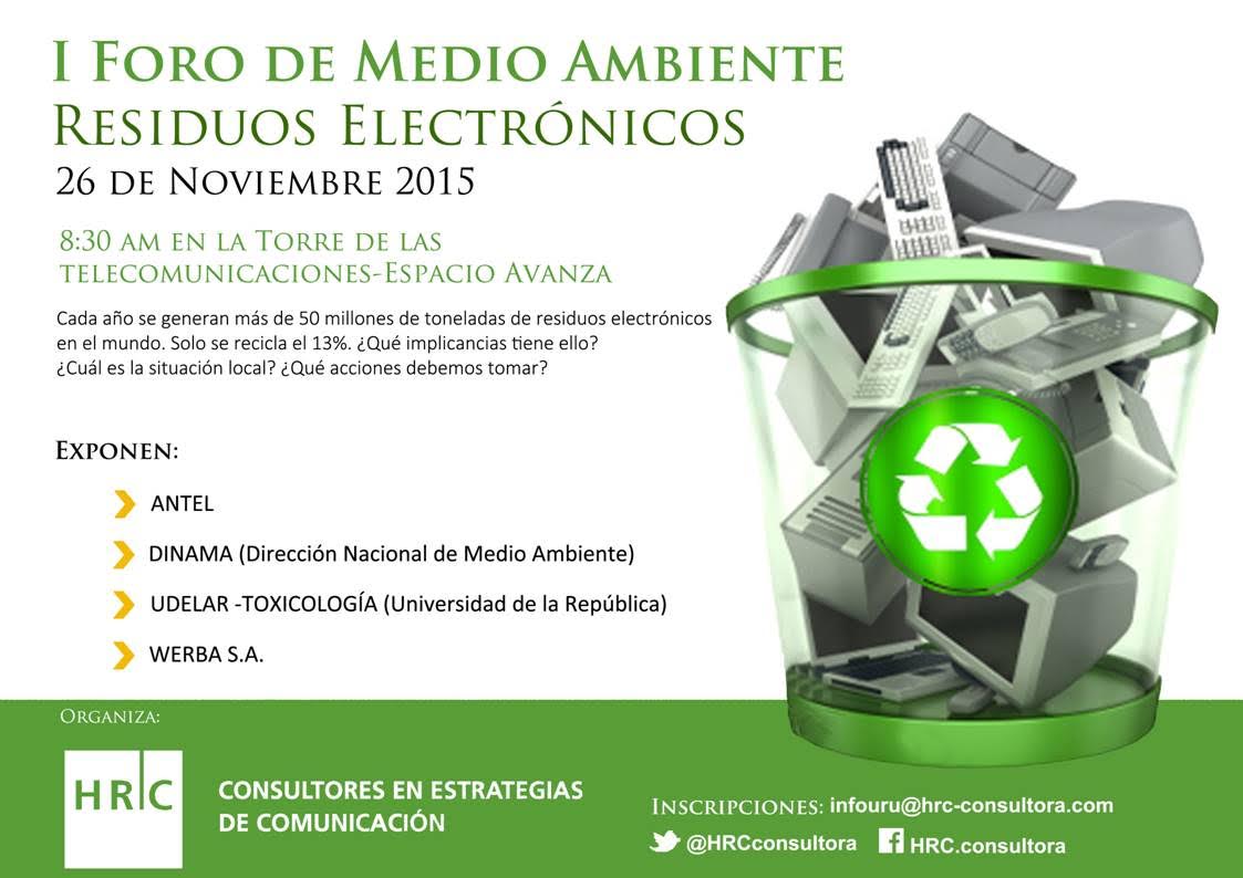 1º Foro de Medio Ambiente sobre Residuos Electrónicos