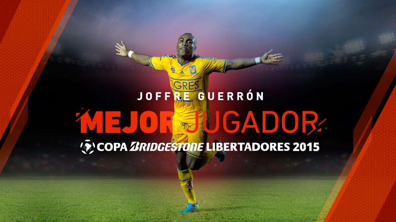 Joffre Guerrón, el ‘Jugador Más Valioso’ de la Copa Bridgestone Libertadores 2015