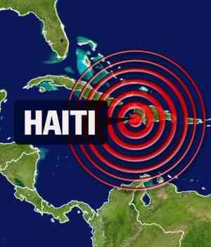 Concentración por el retiro de las tropas de Haití