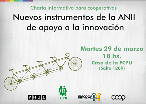 Charla de ANII  para informar a cooperativas sobre instrumentos de apoyo a la innovación empresarial