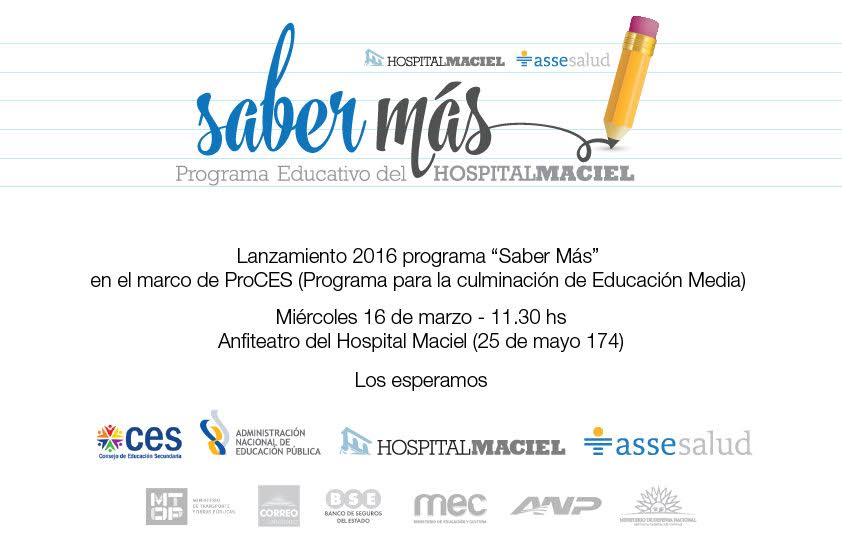 Se realiza el lanzamiento de «Saber Más”, el Programa Educativo del Hospital Maciel