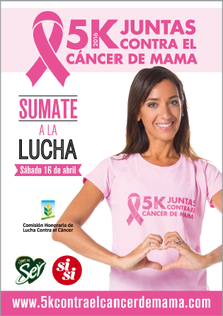 5K contra el cáncer de mama 2016