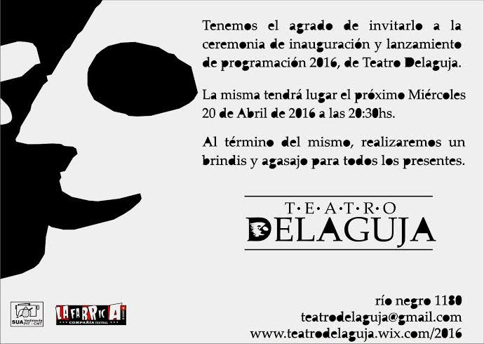 Ceremonia de Inauguración y Lanzamiento del Teatro Delaguja