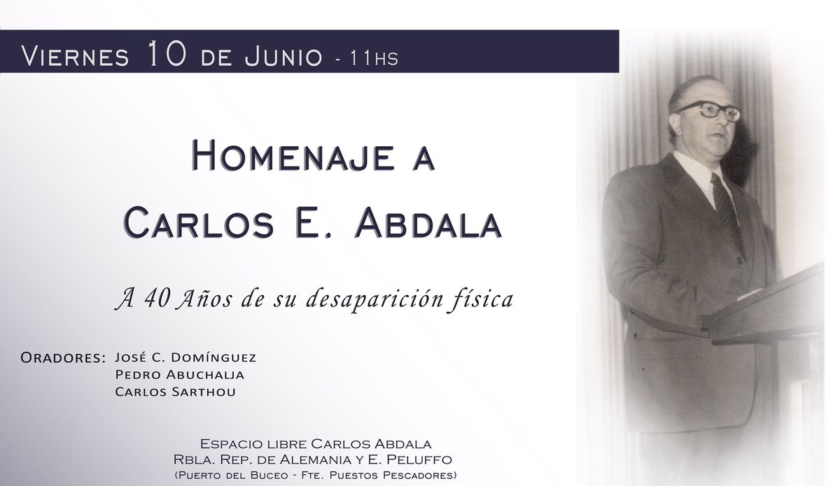 Homenaje a Carlos Abdala