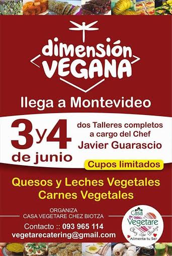 Dimensión vegana llega a Montevideo