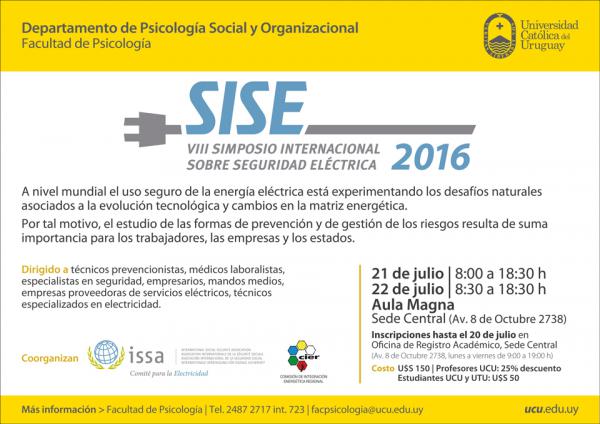 Simposio Internacional sobre Seguridad Eléctrica - Sociedad Uruguaya