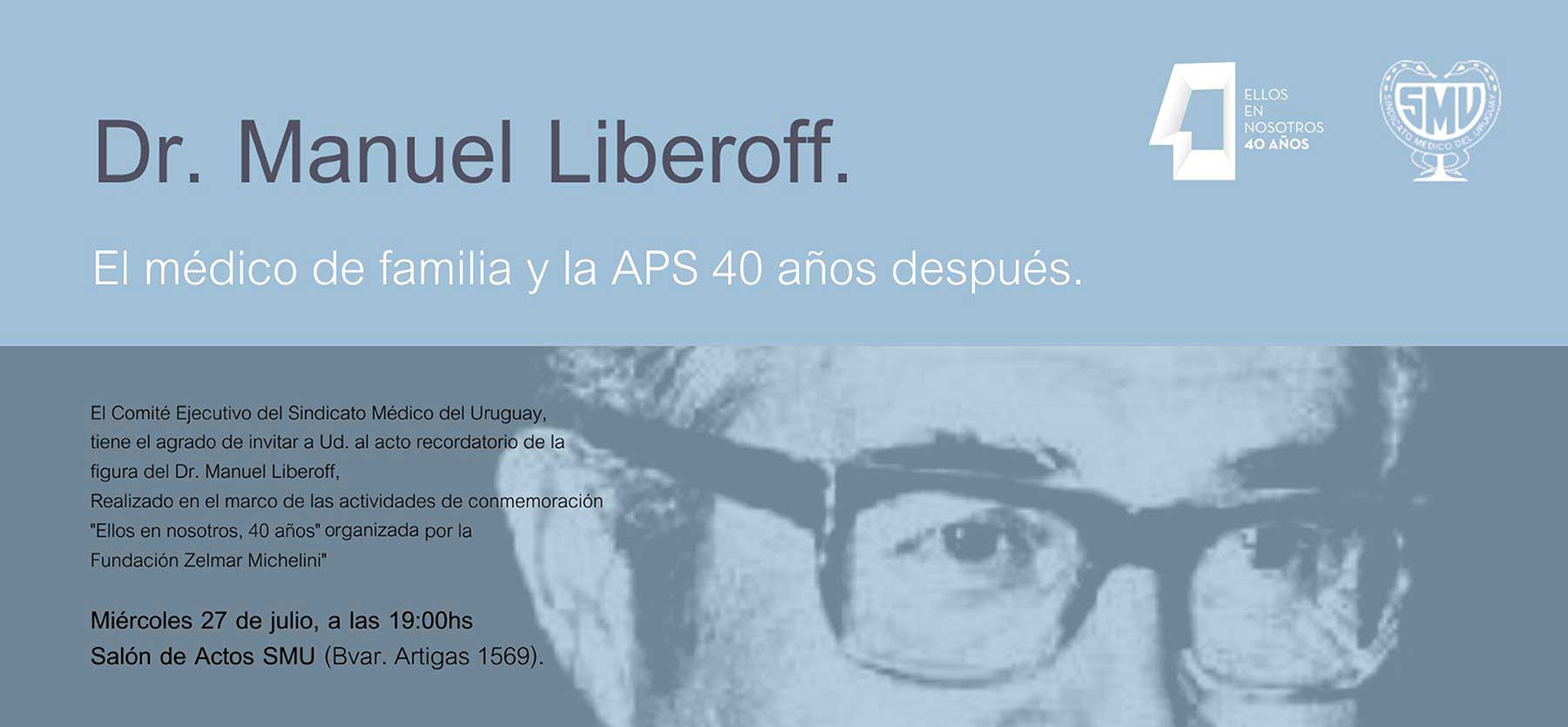 Homenaje al doctor Manuel Liberoff