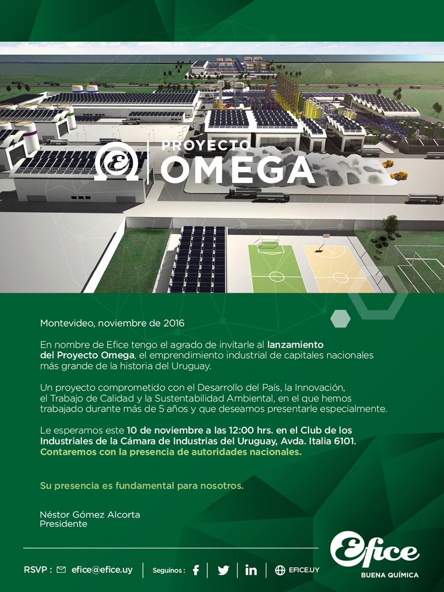 Empresa Efice realiza el lanzamiento de su Proyecto Omega