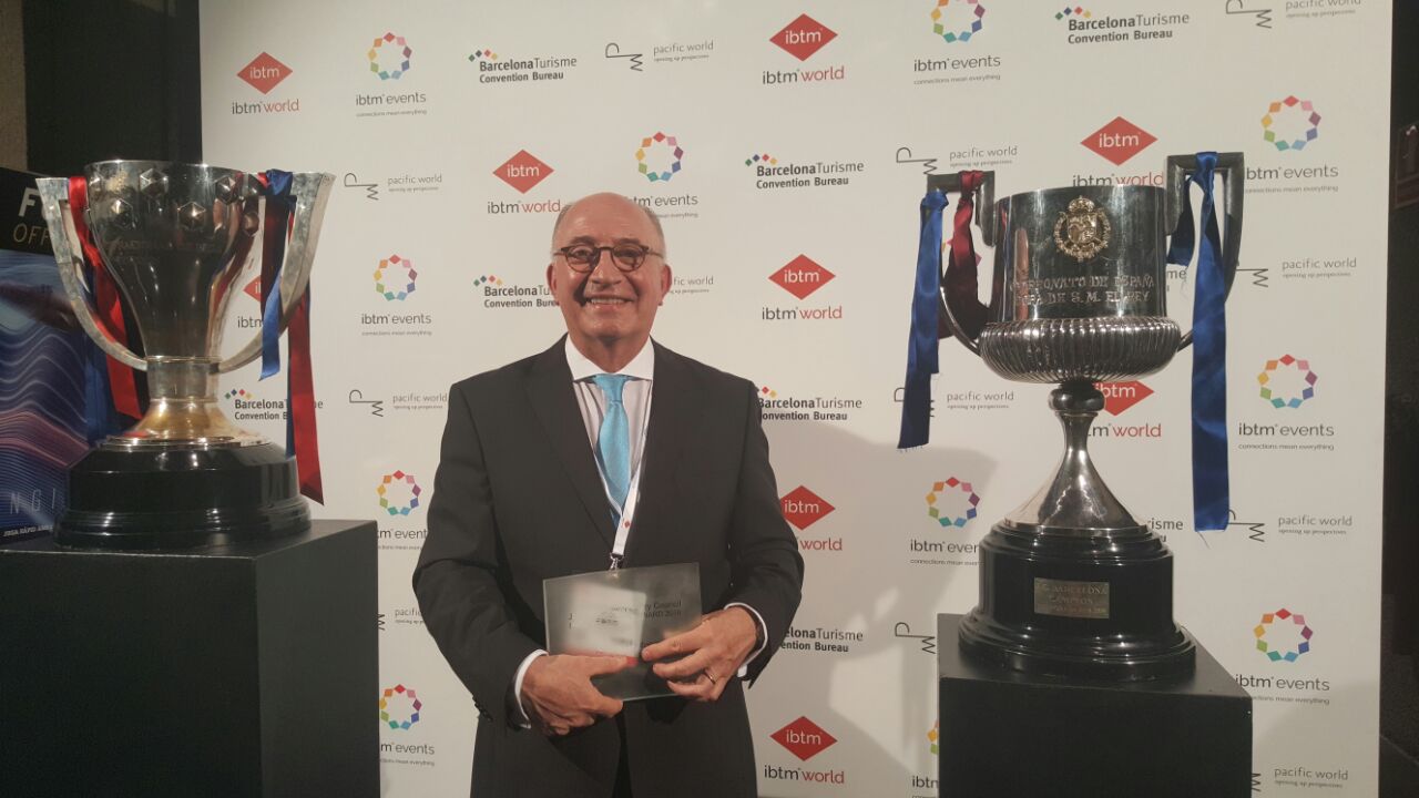 Uruguayo Arnaldo Nardone en lo más alto del podio mundial en el Turismo de Reuniones