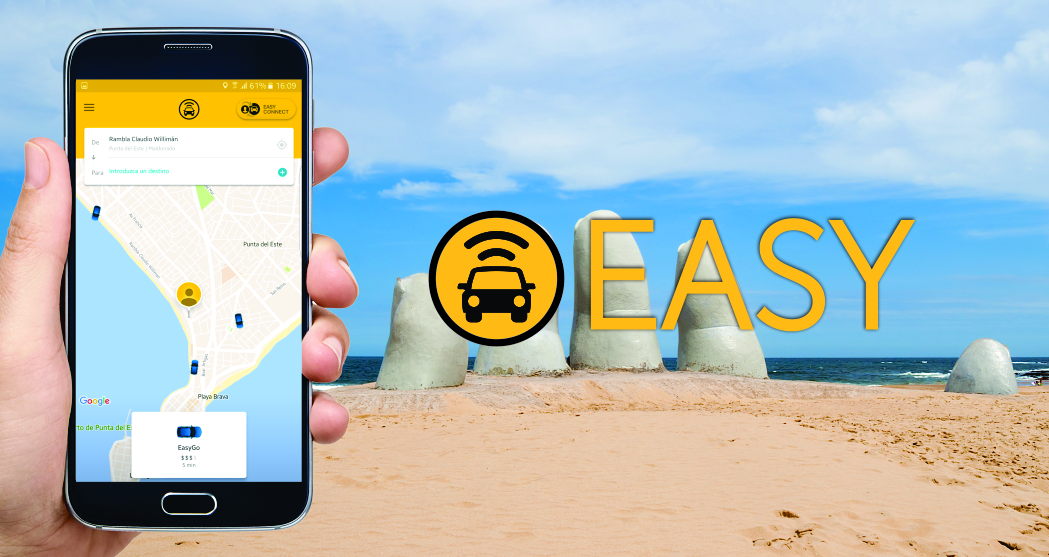 Easy Go se convierte en el primer servicio tecnológico de transporte particular que desembarca en Maldonado