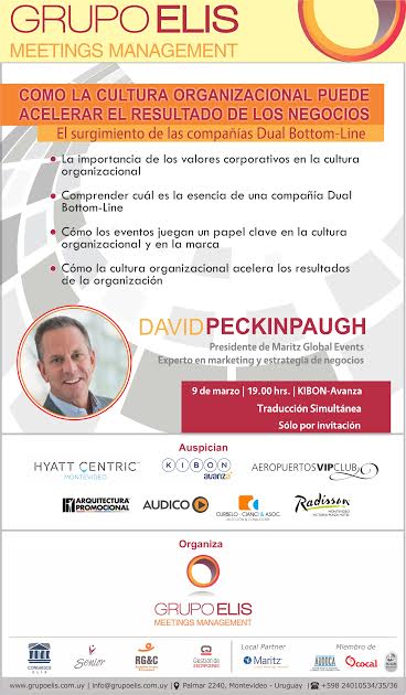 Conferencia de David Peckinpaugh, Presidente de Maritz Global Events