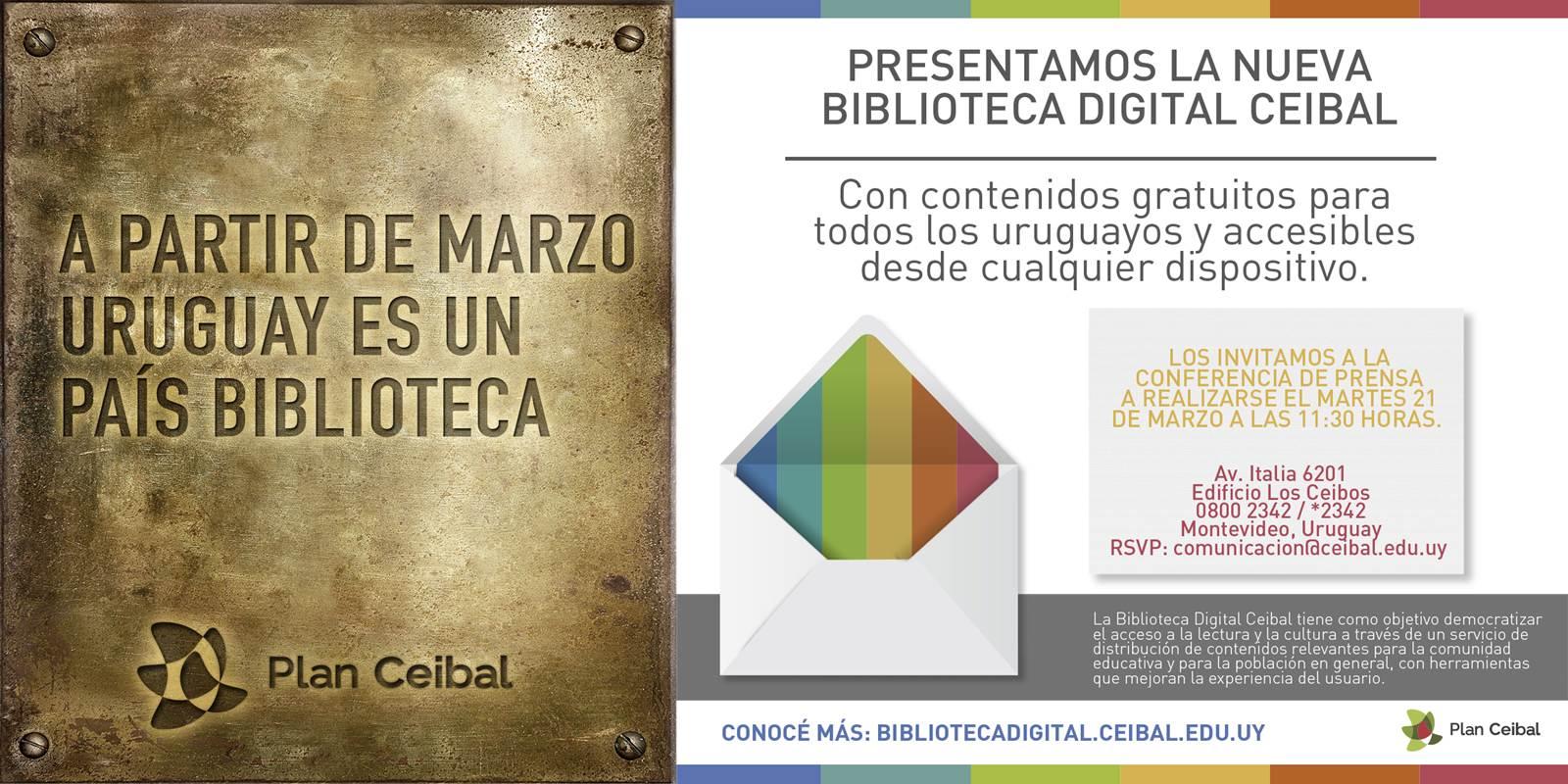 Presentación de la nueva Biblioteca Digital Ceibal