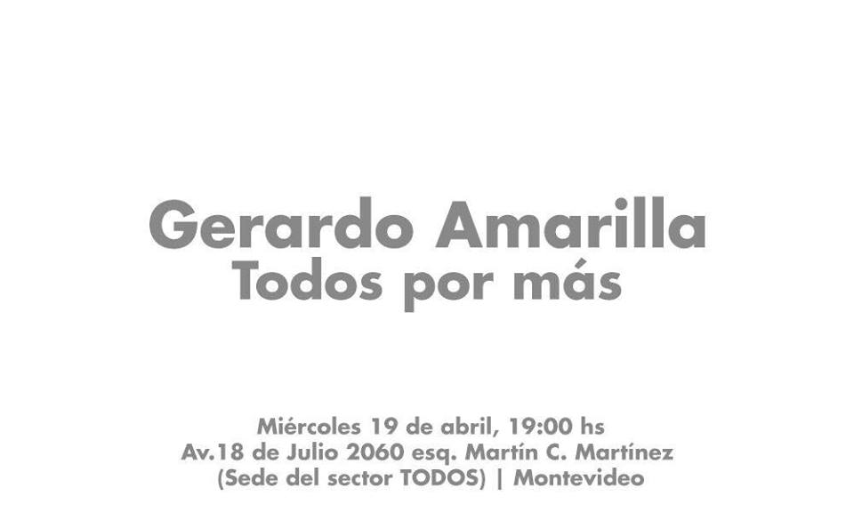 Encuentro con Gerardo Amarilla en Montevideo