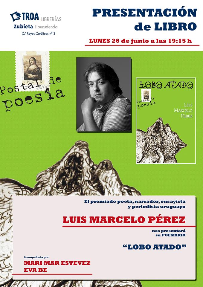 Luis Marcelo Pérez presenta “Lobo atado” en San Sebastián