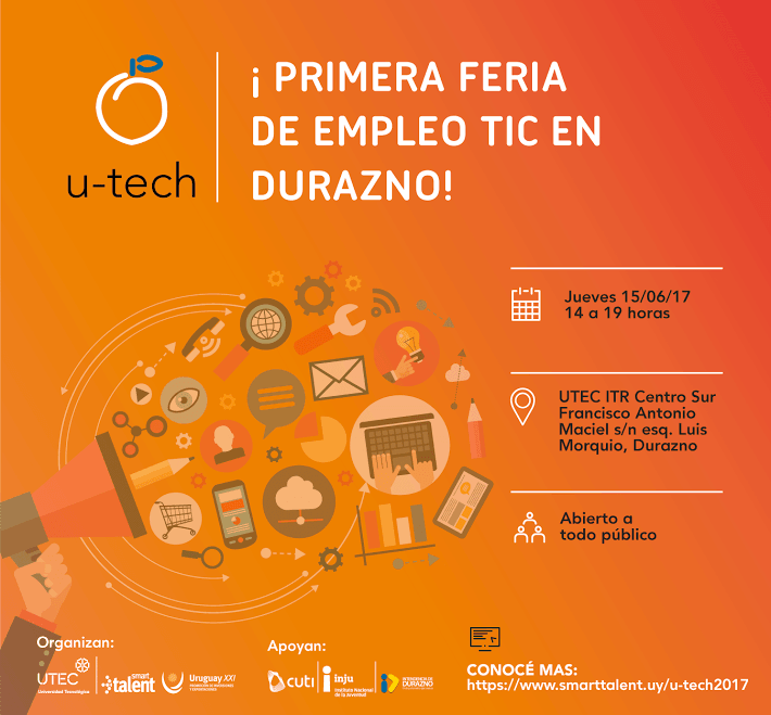 Se viene U-Tech, la primera Feria de Empleo en Tecnologías de la Información de la región Centro-Sur