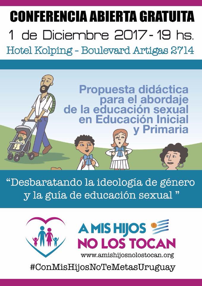 Conferencia Gratuita contra la “Guía de Educación Sexual” y la “Ideología de Género”