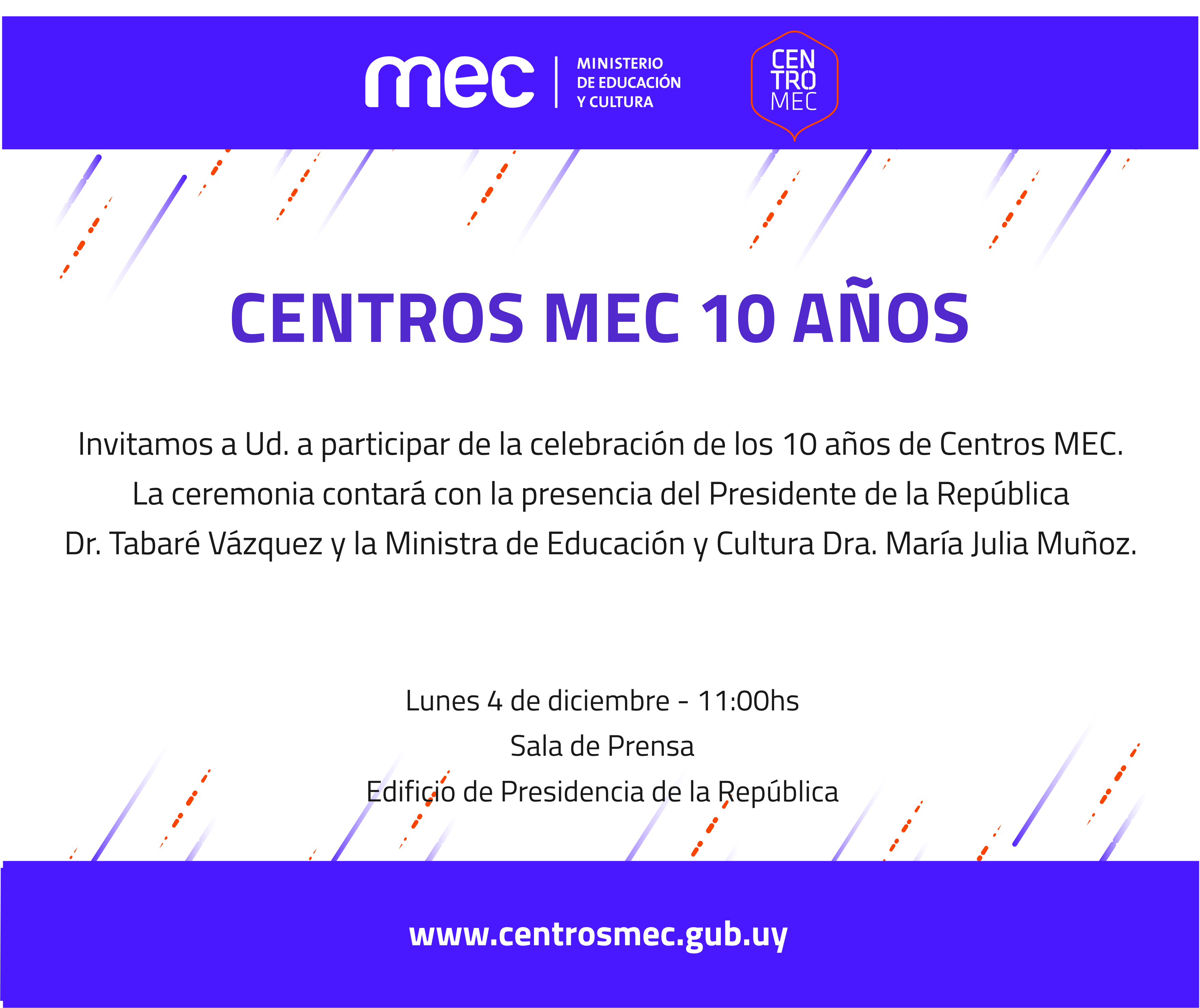 Centros MEC celebran sus 10 años
