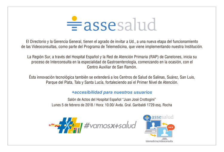ASSE: Hospital Español se suma a las Videoconsultas
