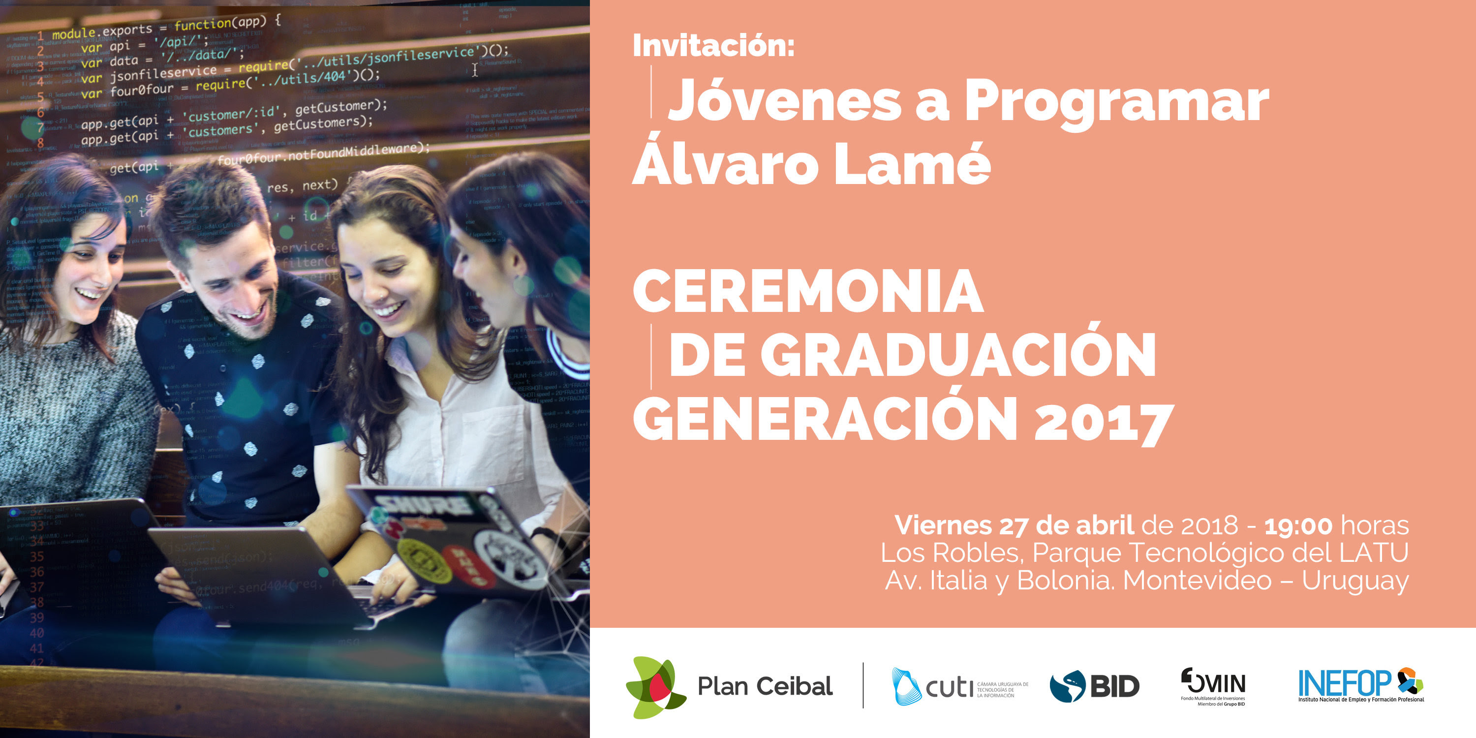 Con 700 egresados, Jóvenes a Programar Álvaro Lamé celebra su primera ceremonia de graduación