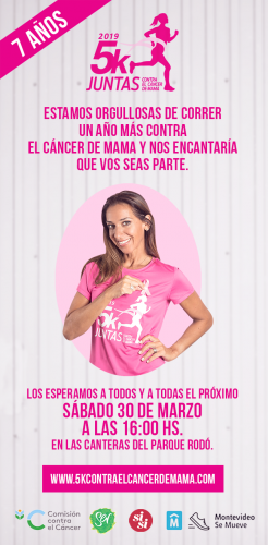 Invitación 5K contra el cáncer de mama