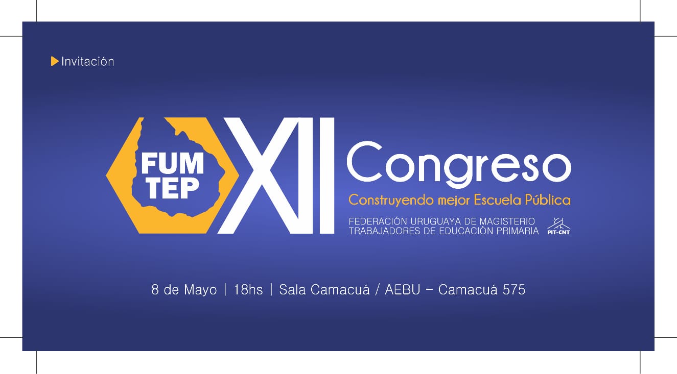 Lanzamiento del Congreso de la Federación Uruguaya de Magisterio