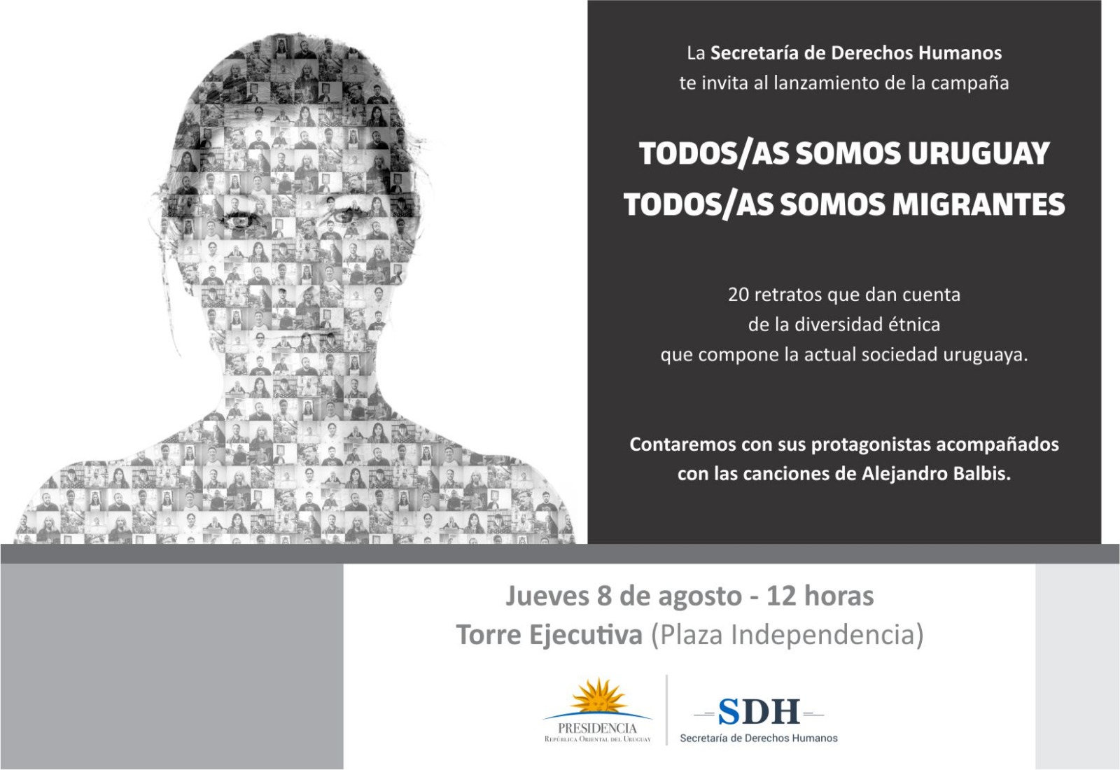 Lanzamiento de la campaña “Todos/as somos Uruguay. Todos/as somos migrantes”