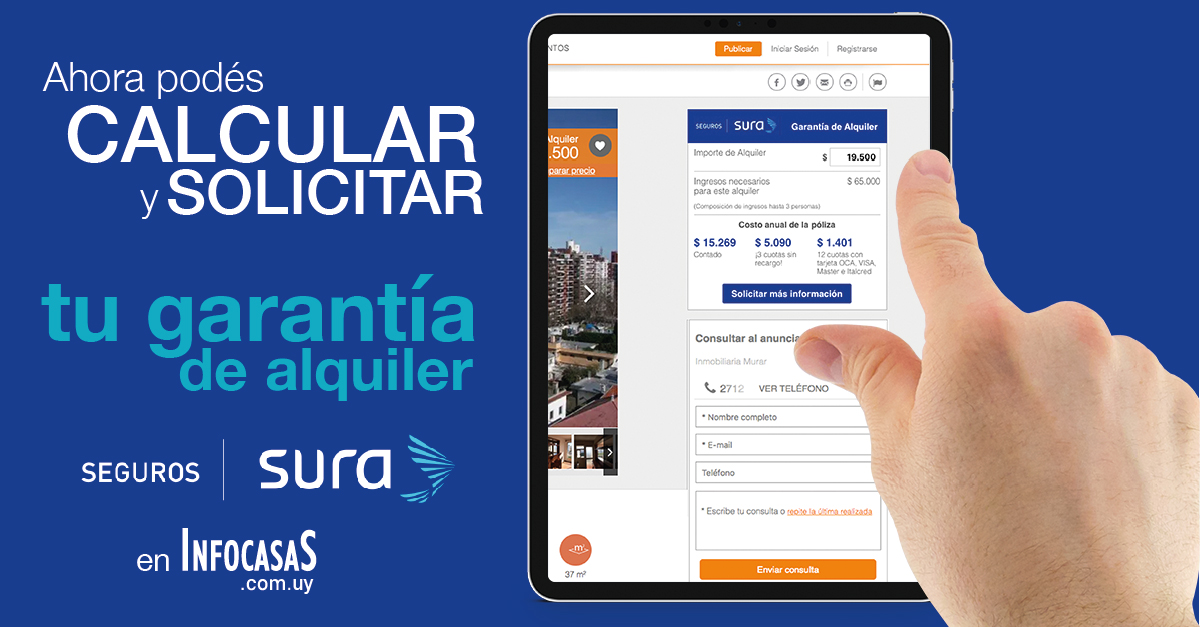 Seguros SURA firma alianza con InfoCasas para la promoción de garantías de alquiler