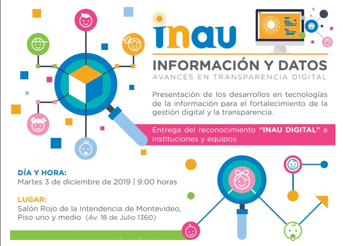 INAU presenta los avances en transparencia digital: Información y datos abiertos