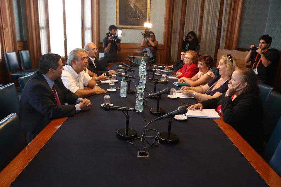 Argimón y Larrañaga se reunieron con la Red uruguaya contra la violencia doméstica y sexual