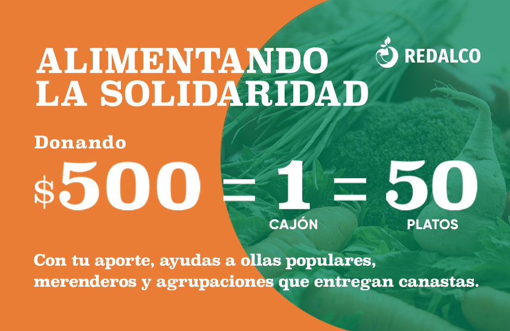 Redalco lanza campaña para donar 15.000 kg de frutas y verduras semanales