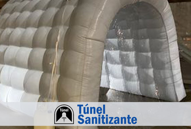 ALOBEN presentó al MSP novedoso sistema de desinfección: el Túnel Sanitizante