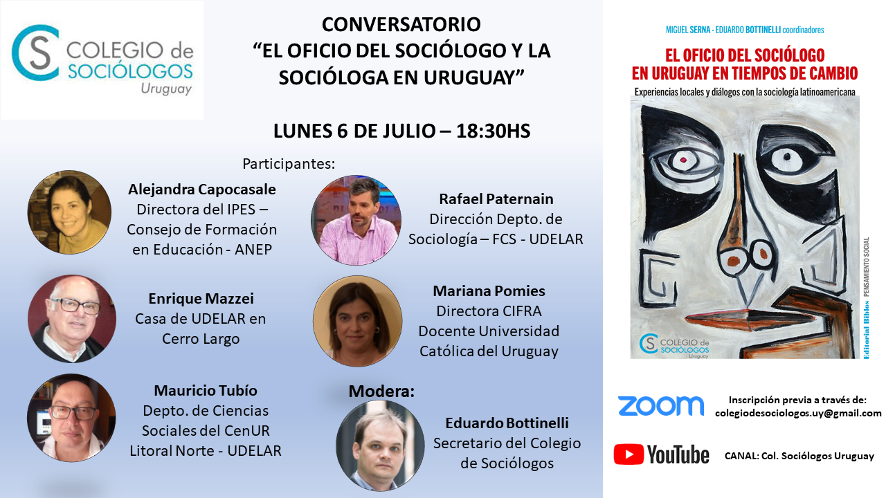 Conversatorio “El oficio del sociólogo/a en Uruguay”