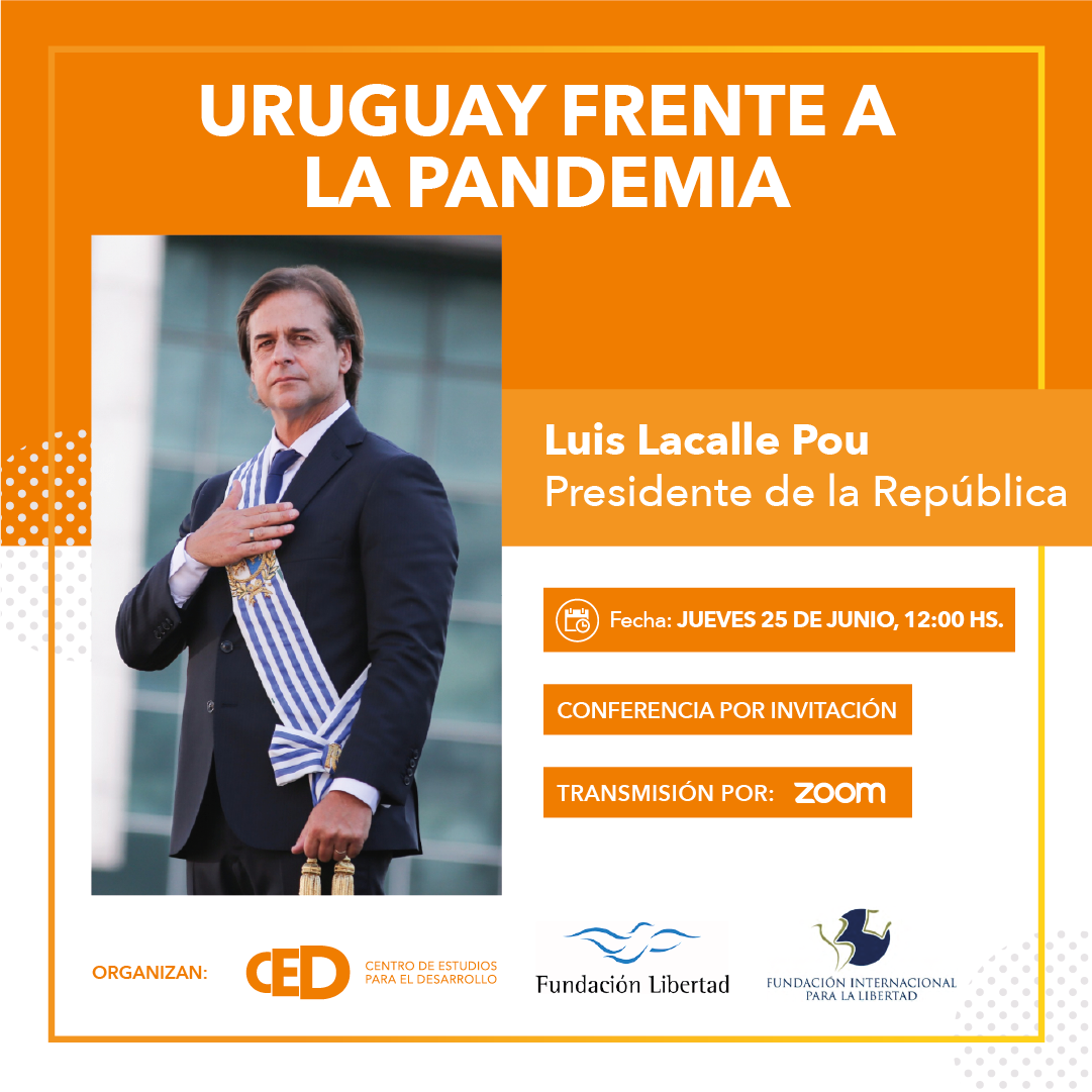 CED: conferencia «Uruguay frente a la pandemia» a cargo del presidente de la República, Luis Lacalle Pou