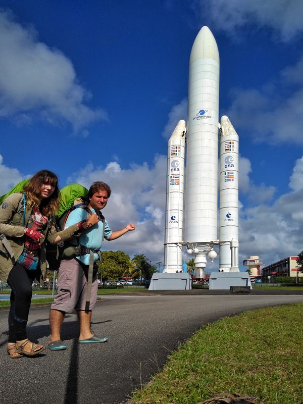 Trotamundos Uruguayos en: Centro Espacial Guayana Francesa