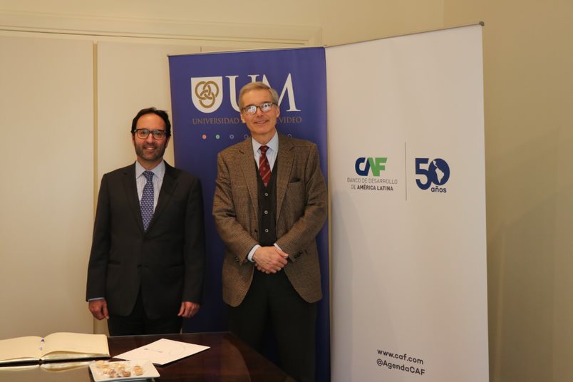 CAF y UM firmaron acuerdo para el desarrollo y la difusión de conocimientos sobre economía sustentable