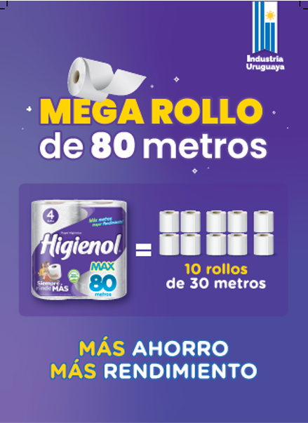 Higienol lanzó campaña de su papel higiénico Max Plus