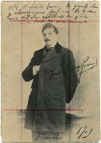 Julio Herrera y Reissig (1903) Foto Cortesía de la Biblioteca Nacional de Uruguay